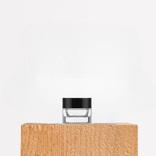 Pot de voyage en verre transparent - 5ml